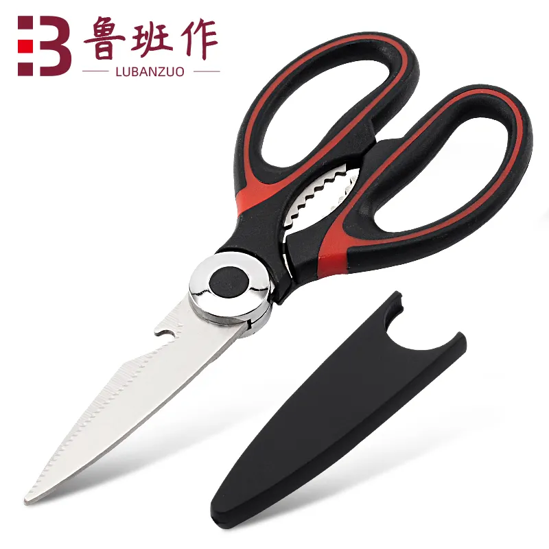 big handle multi functional food scissors kitchen shears