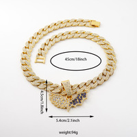 Collier pendentif chauve-souris PD3130, collier pendentif tendance pour homme, accessoire en alliage à la mode