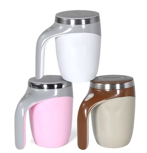 Biểu Tượng Tùy Chỉnh Thép Không Gỉ Thông Minh Tự Động Điện Trộn Cốc Cà Phê Sữa Từ Xoay Tự Khuấy Cà Phê Cốc Trộn - Product Image 1