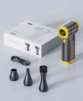 Mini souffleur TY-203, 130 000 tr/min, sans fil, séchage rapide, 2 vitesses réglables, moteur sans balais et buse magnétique, aspirateur ABS