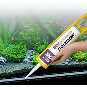 Sellador de Silicona de Secado Rápido para Construcción de Acuarios de Vidrio y Láminas Metálicas, Adhesivo Resistente a la Intemperie, <span class=keywords><strong>Marca</strong></span> Weidu - Product Image 5