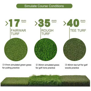 Tapete de Golf 3 en 1 para Práctica de Swing, con Detección de Trayectoria y Superficie Reemplazable, para Exteriores - Product Image 4