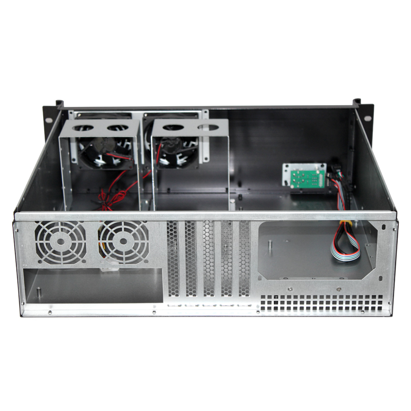 19インチ3U ATXサーバーケース、奥行き390mm、フルPCI拡張スロット搭載