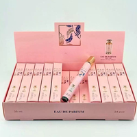 Vente en gros 35ML Parfum unisexe Vaporisateur pour le corps Parfum de rose mixte durable Livraison rapide du fournisseur arabe Bouteille de petite taille