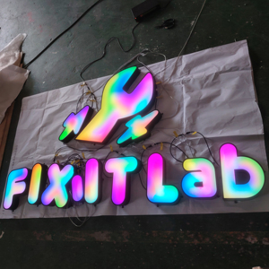 Letrero LED 3D RGB Personalizado a Todo Color, Decoración de Fondo, Letras y Números Gigantes de Acrílico con Bombillas LED de 3, 4 y 5 Pies - Product Image 6