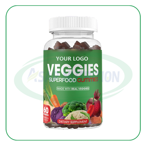 Superfood Fruit Vegetable Gummy Suplemento de apoyo inmunológico Super Veggies Fruits Gummies - Product Image 6