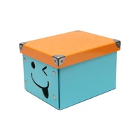 Boîte de rangement décorative créative en carton ondulé recyclable, personnalisable en masse, avec fentes carrées, pour emballage cadeau