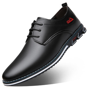 Chaussures Oxford en cuir pour hommes, style britannique, bout pointu, antidérapantes, décontractées pour l'automne, tailles 40 41 42 43 44 45 46 47 48 - Product Image 5
