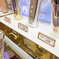 Petits présentoirs métalliques pour téléphones portables, cosmétiques, étiquettes de prix pour vin rouge, panneaux de prix pour l'affichage des prix des produits