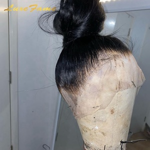 Giá rẻ mật độ 180% đầy đủ ren tóc giả tóc con người, glueless đầy đủ HD ren tóc giả, tự nhiên 360 thẳng ren phía trước tóc giả cho phụ nữ da đen - Product Image 3