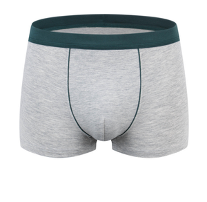 Calzoncillos <span class=keywords><strong>Boxer</strong></span> de Algodón y Elastano sin Costuras para Hombre, Ropa Interior Transpirable de Punto con Cintura Media, Logotipo Personalizado OEM ODM - Product Image 1