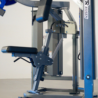 Équipement de fitness commercial pour la musculation du haut du corps : Appareil d'iso-latéralisation à charge par poulie pour l'extension des triceps