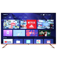 Tv Led & Lcd 4K Pintar Android 11 Tv Tanpa Bingkai Desain Modis