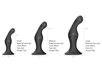 Lot de 3 Perles Anales en Silicone – Kit d'Entraînement Doux pour Hommes (Plug Anal, Butt Plug)