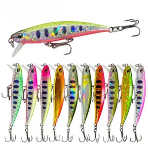 Leurre dur à coulée lente SNEDA 70mm 11g, <span class=keywords><strong>Minnow</strong></span> 6 segments avec action réaliste pour la pêche de précision - Product Image 1