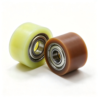 Roues à rouleaux en caoutchouc polyuréthane personnalisées, antidérapantes, résistantes à l'usure, avec rainure, ignifuges, pour équipement de transmission industriel