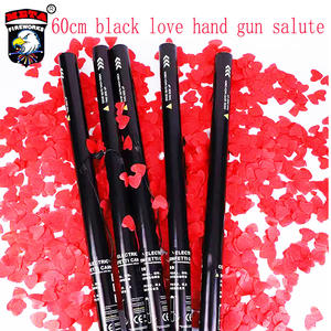 Feux d'artifice Gatling à tir manuel, torsadés à la main, noirs, de type « loai Giay Ngan Chan Mau Sac » - Product Image 3