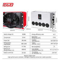 Neuer Zustand 12V 24V Batteriebetriebene DC Elektrische Split-Parkklimaanlage für LKW-Traktor-Kabine Kompressortyp Automodell