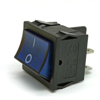 Interrupteurs à bascule SPDT industriels 250VAC certifiés IP53 avec panneau LED orange approuvé CQC