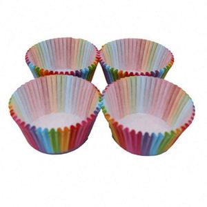 Molde para Pastel de Grado Alimenticio, Libre de BPA, Juego de 12 Moldes Redondos Multicolores para Cupcakes y Pasteles - Product Image 6
