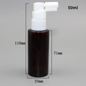 Orale nasal-throat-Nebelauslösung Plastikflasche leere Flüssigkeits-Sprühdose kundenspezifische lange Düse PET-Flasche Spray - Product Image 3