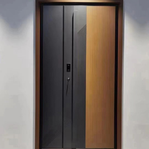 Porte d'entrée en alliage d'aluminium de classe A de haute qualité avec isolation thermique et étanche pour l'entrée du salon. - Product Image 1