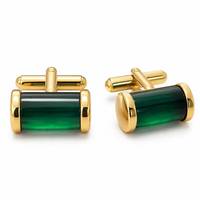 Grosir Fashion Kancing Manset Logam Enamel Pria Pola Kustom untuk Kemeja Prancis Aksesoris Jas Bisnis Pernikahan