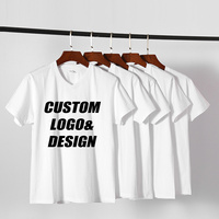 T-shirt unisexe à col en V personnalisé avec graphique, 220 g/m², haute qualité, prix d'usine, t-shirt décontracté uni, impression sur t-shirt 100 % coton
