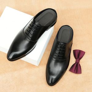 Chaussures Oxford Classiques Britanniques de Haute Qualité en Cuir Véritable pour Hommes, Style Casual, Formelles, pour le Bureau, avec Boucle et Sangle, Chaussures Monk - Product Image 1