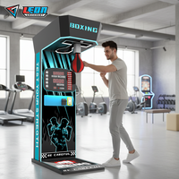 Machine d'arcade de boxe à monnayeur pour test de force, avec lumières clignotantes, en anglais, garantie 1 an