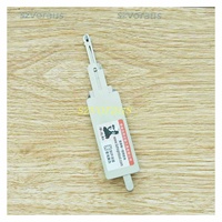 Herramientas Lishi MIT11R de Aleación de Aluminio, Enchufe para Cerradura Eléctrica, Cerradura de Puerta 2 en 1, Ganzúa y Decodificador, Cerrajero Profesional