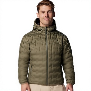 Men's Lightweight <b>Packable</b> Puffer <b>Jacket</b> Waterproof Winter Hood <b>Jacket</b> Custom <b>Packable</b> Quilted Puffer <b>Jacket</b> With Storage Pouch - Product Image 1