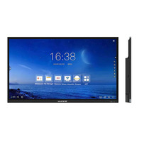 Écran tactile LCD rétroéclairé LED 4K de 65 pouces, téléviseur à écran plat, tableau numérique interactif pour réunions, tableau blanc interactif, Android 12.0