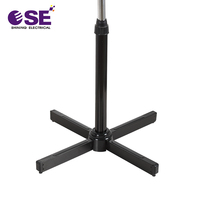 Pièces de base de ventilateur, base croisée à quatre pieds, fabricant et fournisseur de plastique