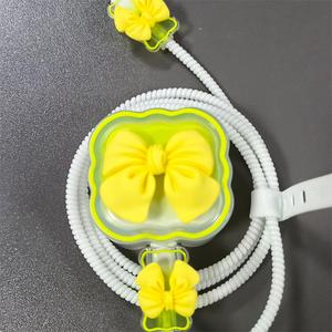 Hot Bán Anh Tiêu Chuẩn Ba Pins Màu Hồng Màu Xanh Đen Tím Bow Tim Sạc Bảo Vệ Trường Hợp - Product Image 6