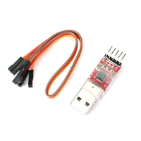 Módulo CP2102 USB a TTL UART Módulo 5Pin 6Pin Serial Converter STC Reemplazo FT232 Carcasa de aluminio CP2102 USB 2,0