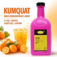 Jus Concentré 8X Ingrédients Liquides pour Bubble Tea Marque HEFS OEM Marque Privée Disponible 2,1kgx8/Carton 18,5kg Total
