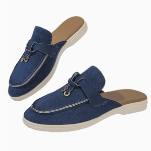 2026 New Fashion Casual Mules Flat Outdoor <b>Soft</b> Artificial Suede Sandals - Product Image 5