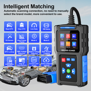 Biểu Tượng Tùy Chỉnh Phổ OBD2 Máy Quét Xe Động Cơ Mã Lỗi Đầu Đọc Có Thể Công Cụ Chẩn Đoán Cho Tất Cả Các OBDII Xe Kể Từ 1996 & mới hơn - Product Image 2