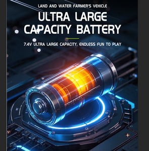Dwi Dowellin 1/14 4-канальный пульт дистанционного управления амфибия трактор <span class=keywords><strong>RC</strong></span> Monster Truck 360 спин внедорожный вездеход IPX7 USB кабель - Product Image 5