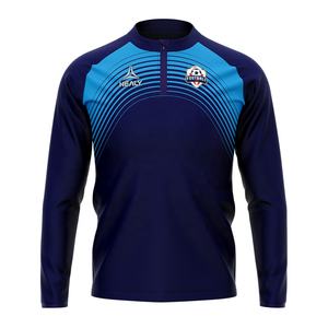 Nueva marca de diseñador de manga larga con cremallera chaqueta de entrenamiento de fútbol moda masculina - Product Image 4