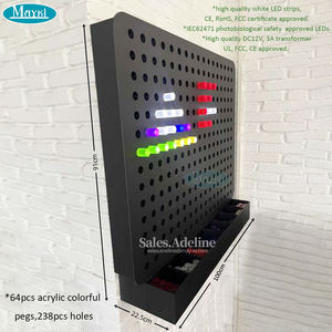 Panel de Pared Sensorial LED Interactivo para Sala Sensorial con Clavijas Luminosas para <span class=keywords><strong>Terapia</strong></span> del Autismo - Product Image 4