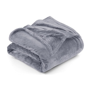 Nhà Máy Da Thân Thiện Giá Rẻ Tùy Chỉnh Flannel Chăn Có Thể Giặt Ấm <span class=keywords><strong>Polyester</strong></span> Bạc Màu Ném Chăn Cho Nhà Khách Sạn Du Lịch Xe - Product Image 1
