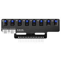 Module de suivi de ligne 8 canaux, capteur de suivi infrarouge 4/8 voies pour voiture robot, reconnaissance infrarouge, électronique DIY