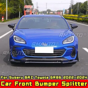 ชุดแต่งรอบคันสำหรับ Subaru BRZ Toyota GR86 ปี 2022-2024 ชุดแต่งกันชนหน้าสีดำเงา สไตล์ DC พร้อมลิ้นกันชนหน้า อุปกรณ์ตกแต่งรถยนต์ - Product Image 1