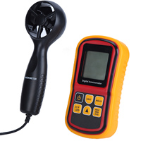 Anémomètre portable LCD 8901, haute précision, numérique, type séparé, mesureur de vitesse du vent industriel