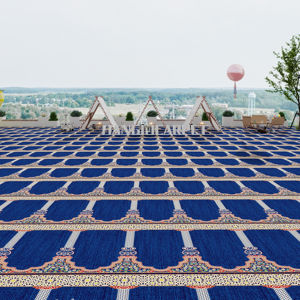 Haute qualité moderne Sajjada Jacquard dentelle garnitures flanelle tissu persan prière pèlerinage tapis nouveau Design personnalisable maison Nylon - Product Image 1