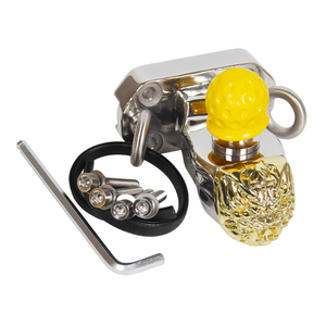 Crochet de remorquage style masque de dragon en acier inoxydable <span class=keywords><strong>pour</strong></span> <span class=keywords><strong>attelage</strong></span> de remorque de voiture PRADO <span class=keywords><strong>pour</strong></span> pare-chocs arrière <span class=keywords><strong>Attelage</strong></span> de remorque de camp Accessoires de remorque - Product Image 1