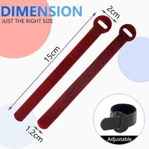 Fabriek Gratis Monsters Nylon Riem Zelfsluitende Kabelbinders Milieuvriendelijke Zelfklevende Haak Lus Kabelbinders Voor Thuiskantoor Gebruik - Product Image 2