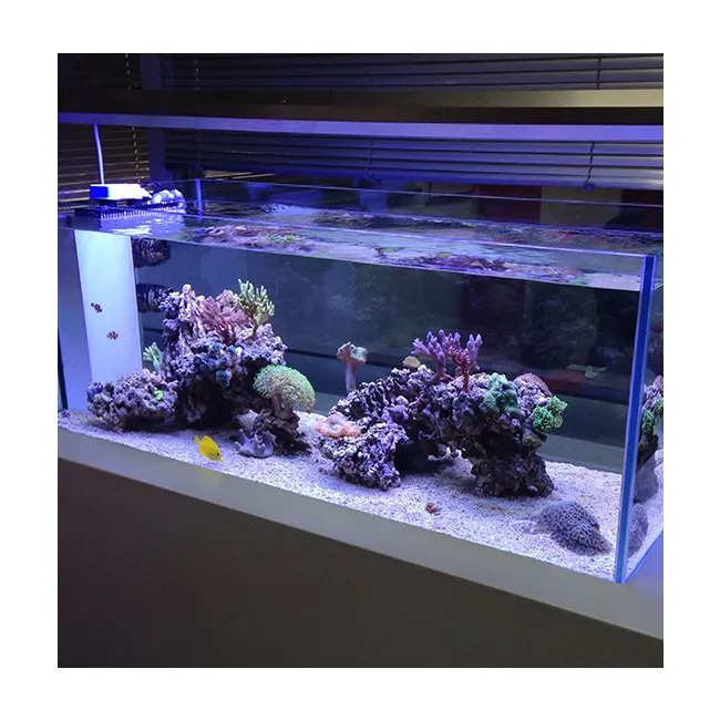 Cilindro retangular acrílico grande, melhor preço ultra transparente curvado acrílico aquário tanque de peixes